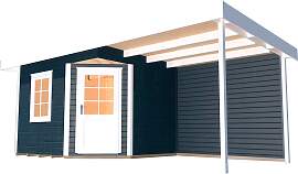 Gartenhaus WEKA "Designhaus 213A Gr.1",