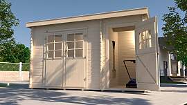 Gartenhaus WEKA "Gr.1", beige