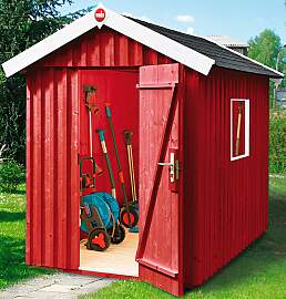 Gartenhaus WEKA "Schwedenhaus Gr.1", rot 