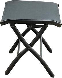 Gartenhocker Andy aus Textilene und Aluminium,