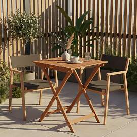 Gartenklapptisch Eukalyptus klappbar ca. 60x74x60cm