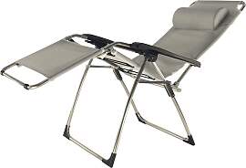 Gartenliege Amida aus Aluminium, modern, stufenlos 