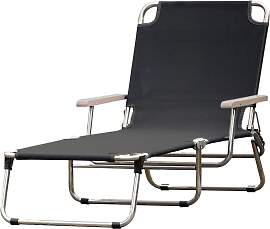 Gartenliege Amigo 40+ von Fiam aus Aluminium mit