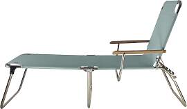 Gartenliege Amigo 40+ von Fiam aus Aluminium mit