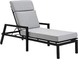 Gartenliege Belfort von Brafab aus Aluminium mit