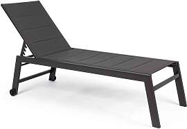 Gartenliege Hilde aus Aluminium, modern