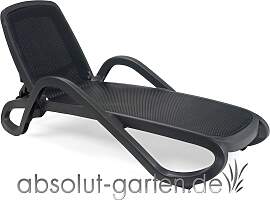 Gartenliege Lounger Liege Alfa Kunststoff Textil