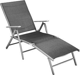 Gartenliege MERXX, schwarz, Obermaterial: 100%