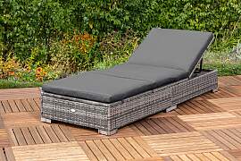 Gartenliege MERXX "TOPSELLER", grau,