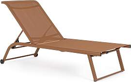 Gartenliege Taylor 2er-Set aus Aluminium, modern