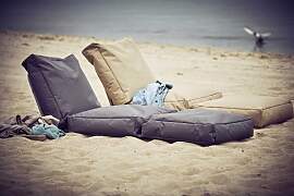 Gartenmatratze Gideon, gepolstertes Polyester,