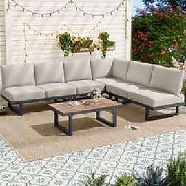 Gartenmöbel-Set, Garten-Loungesessel, Ecksofa,