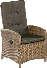 Gartensessel 2er-Set Atrani Beige