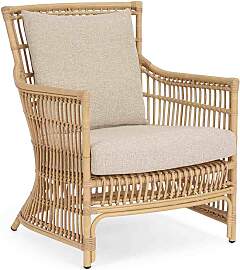 Gartensessel Adelma Ratten-Optik,