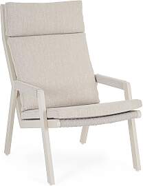 Gartensessel Emery aus Aluminium, modern
