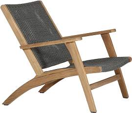 Gartensessel Kira aus Teakholz, skandinavischer