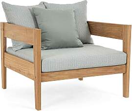 Gartensessel Kobo aus Teakholz, klassisch