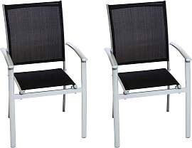Gartensessel MERXX "Milano", silber