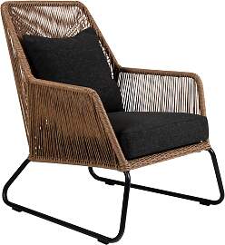 Gartensessel Midway aus Rattan, modern mit