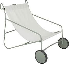 Gartensessel Poul aus Aluminium mit Textilene,