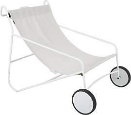 Gartensessel Poul aus Aluminium, modern und