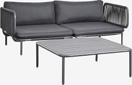 Gartenset Mit 2-teiligem Modulsofa Mit 2