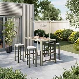 Gartenset Nelli Beige/Grün/Naturfarben