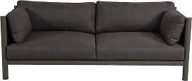 Gartensofa Brad mit Kissen aus Aluminium und