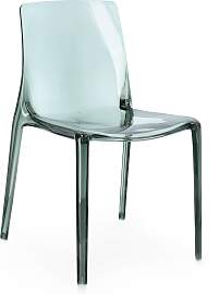 Gartenstuhl Adele 4er-Set aus Kunststoff, modern
