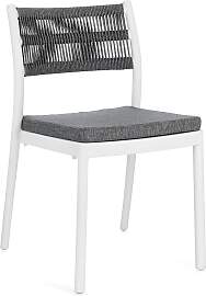 Gartenstuhl Alvin aus Metall, modern und