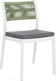 Gartenstuhl Alvin aus Metall, modern und