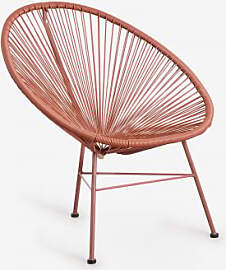 Gartenstuhl Aus Stahl Und Synthetischem Rattan New 