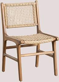 Gartenstuhl Aus Teakholz Malmo Braun Natur - Sklum