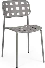 Gartenstuhl Clover 4er-Set aus Metall, modern,