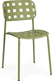 Gartenstuhl Clover 4er-Set aus Metall, modern,
