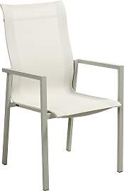 Gartenstuhl Comfy mit Armlehne aus Aluminium und