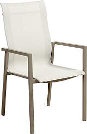 Gartenstuhl Comfy mit Armlehne aus Aluminium und