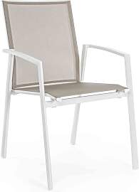 Gartenstuhl Cruise aus Aluminium und Textilene,