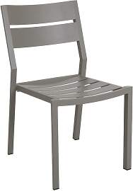 Gartenstuhl Delia aus Aluminium, modern,