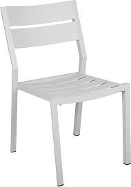 Gartenstuhl Delia aus Aluminium, modern und