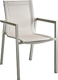 Gartenstuhl Delia aus Textilene und Aluminium,