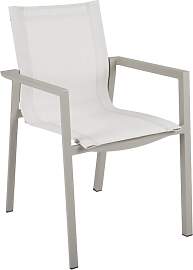 Gartenstuhl Delia aus Textilene und Aluminium,