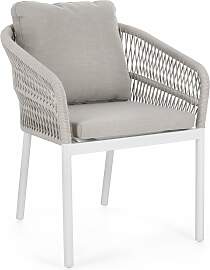 Gartenstuhl Galdana aus Aluminium, modern und