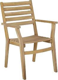Gartenstuhl Keros aus Teakholz, klassischer