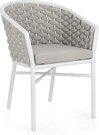 Gartenstuhl Margalida aus Aluminium, modern