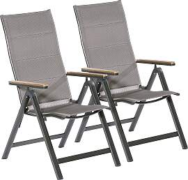 Gartenstuhl MERXX "Trivero", grau,