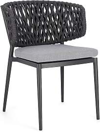Gartenstuhl Noella aus Aluminium, modern und