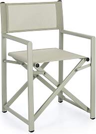 Gartenstuhl Regiestuhl Taylor 2er-Set Aluminium,