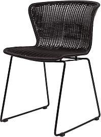 Gartenstuhl Wings aus Rattan, wetterfestes Design, 