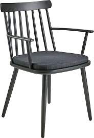 Gartenstuhl Winsor mit Armlehne aus Aluminium und